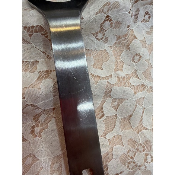 Amco Rust Proof Stainless Short Spatula Black Heat Resistant Nylon USA 11031 Com - Picture 9 of 16